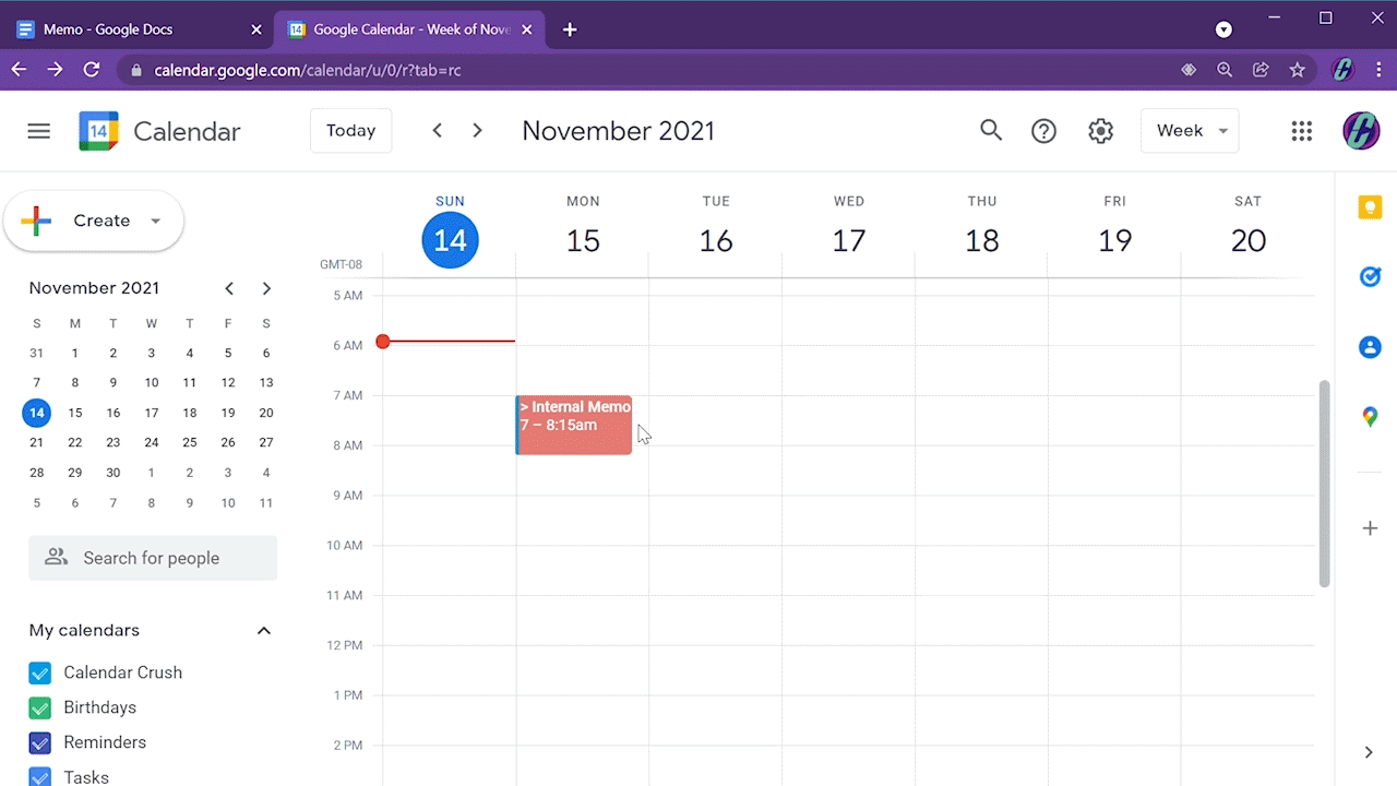 Log Events with CalendarCrush - Calendar-based Invoicing